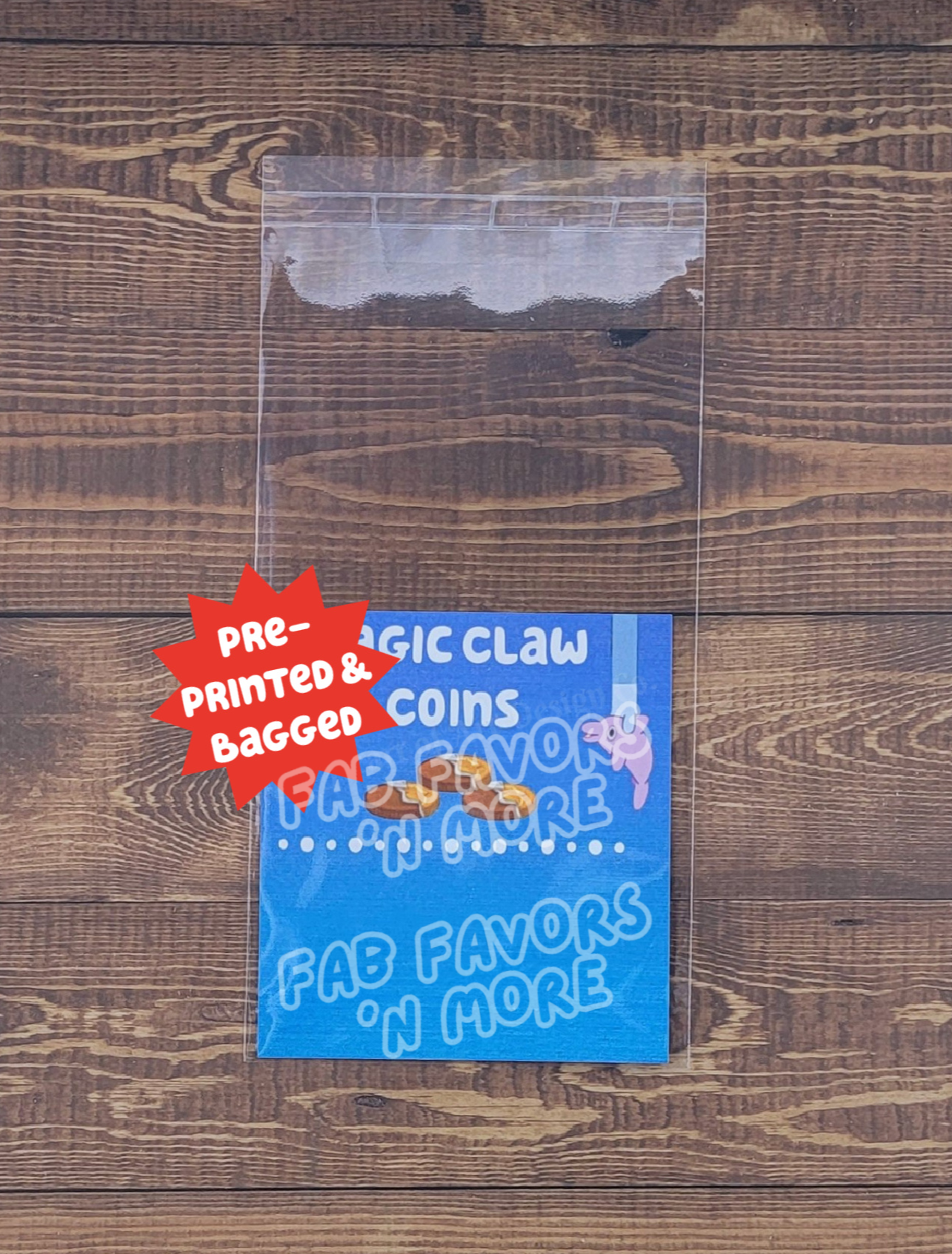 Bluey Party Favors Magic Claw Coins Party Favor