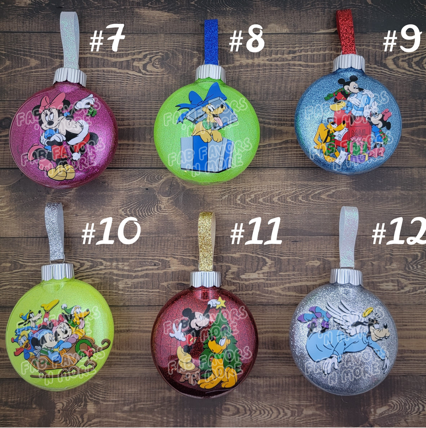 Mickey Mouse Christmas Ornaments
