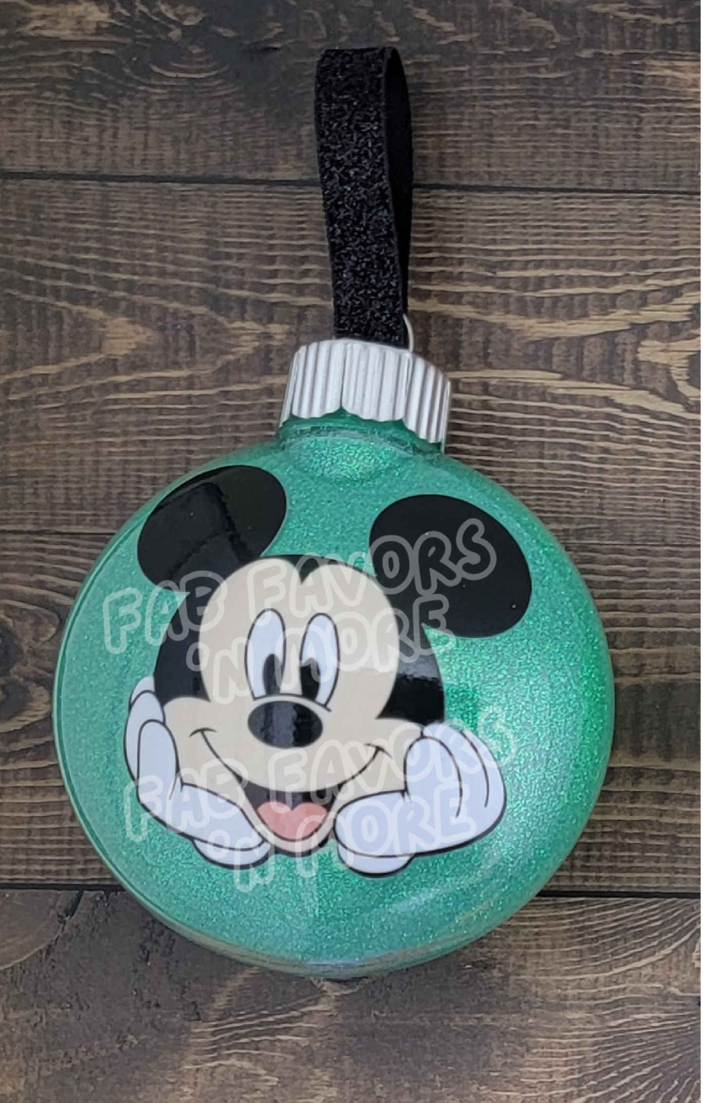 Mickey Face Christmas Ornaments
