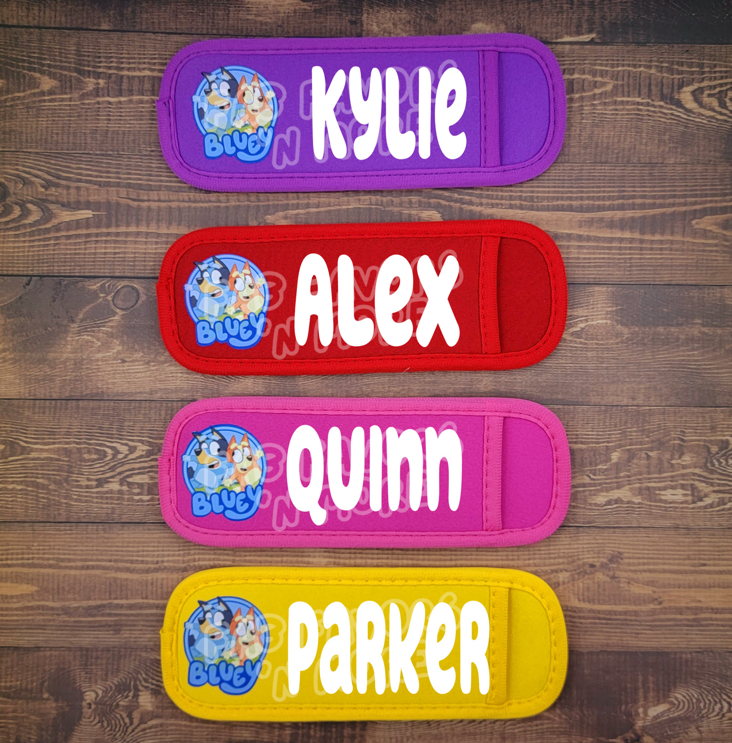 Bluey Party Favors Personalized Popsicle Holders