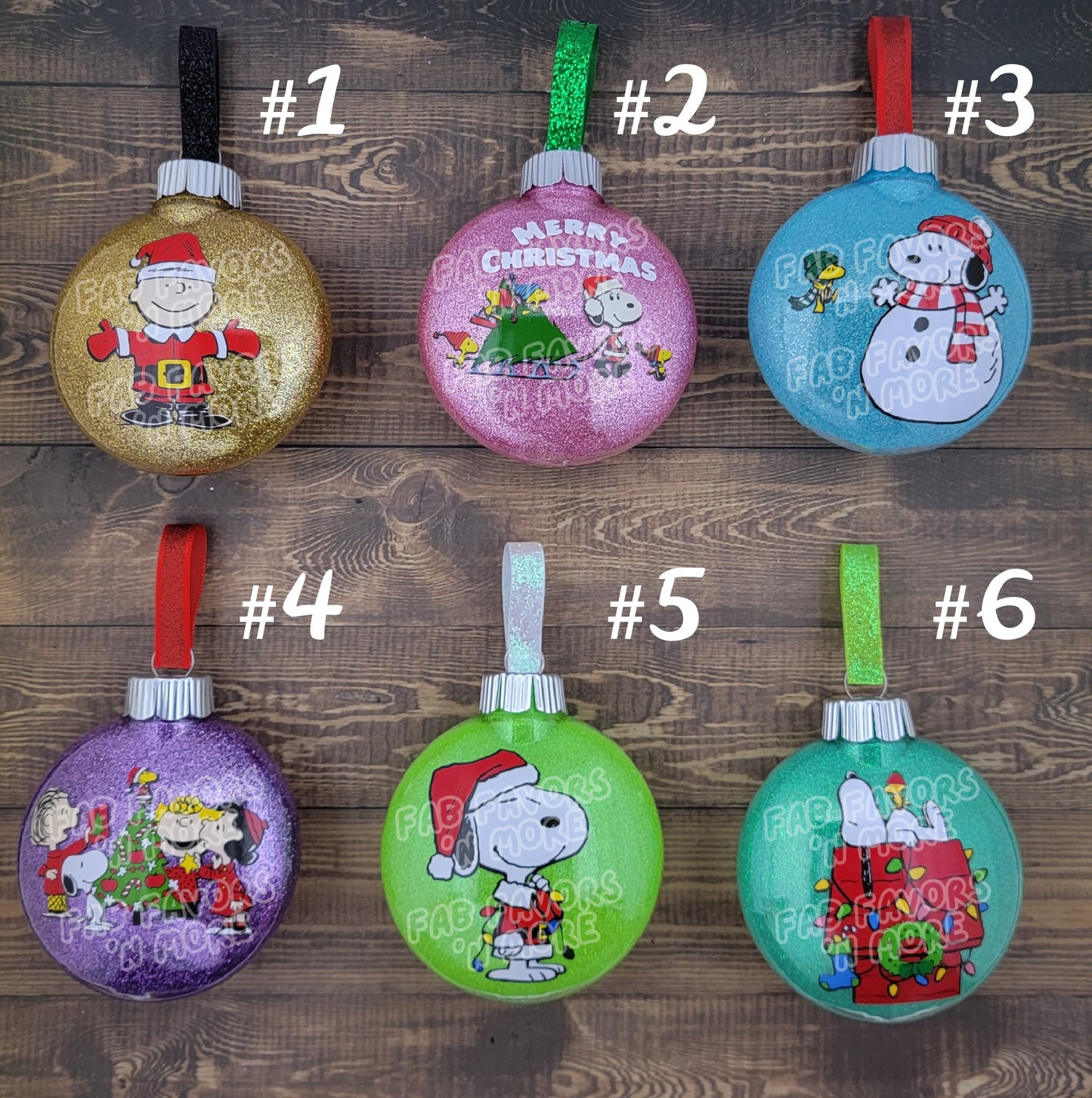 Snoopy Christmas Ornaments