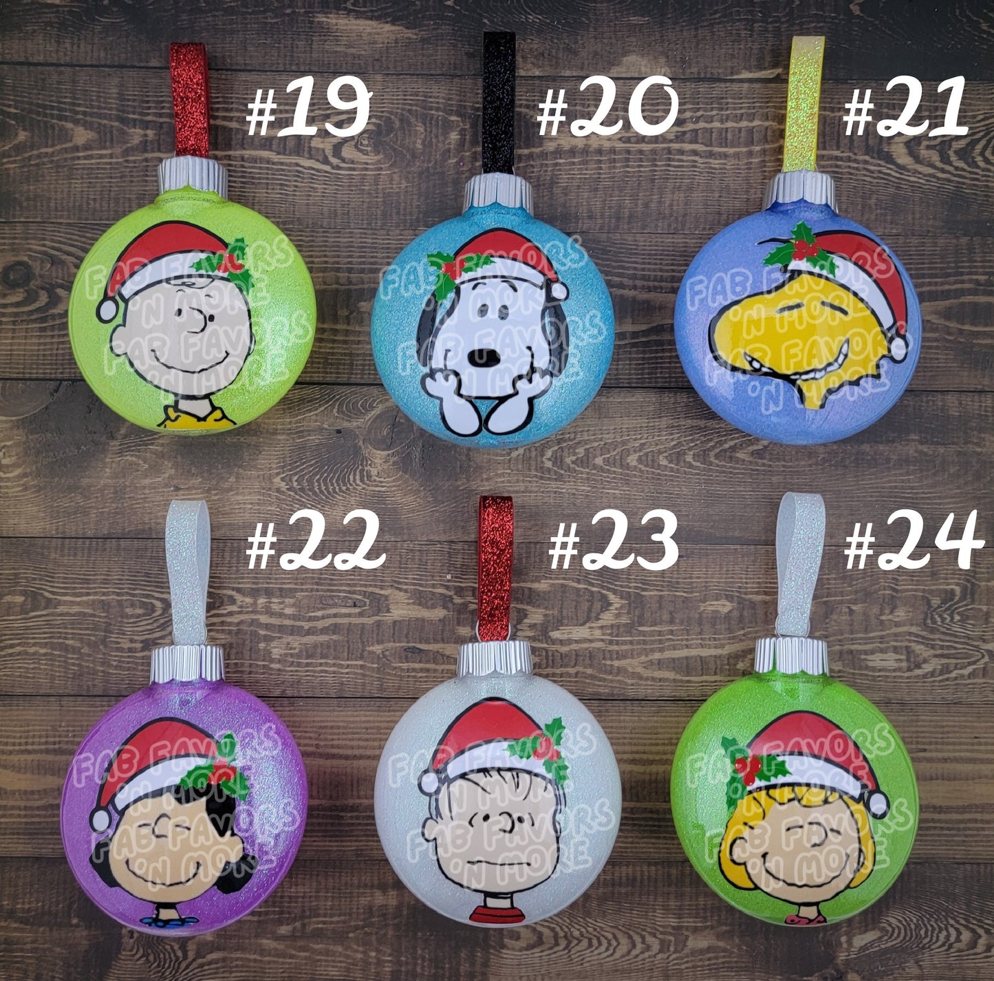 Snoopy Christmas Ornaments